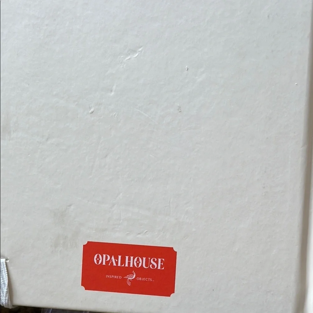 OpalHouse Thoughts & Ideas White Journal with Gold Text & Trim NWT *see all pics